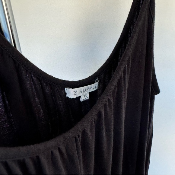 Black Z Supply Flared Jumpsuit - Picture 6 of 7